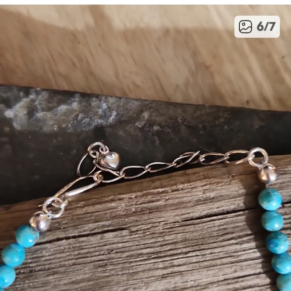 Turquoise and Silver Necklace.Jay KING DESIGNER Nwot Beauty - Picture 5 of 6